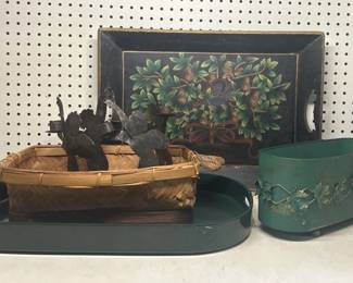 Trays Basket & Candle Holder 