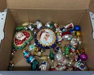 Glass Christmas Ornaments 