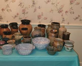 Great selection of modern pottery
