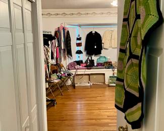 Designer women’s clothing size s, xs and medium. Shoes size 8