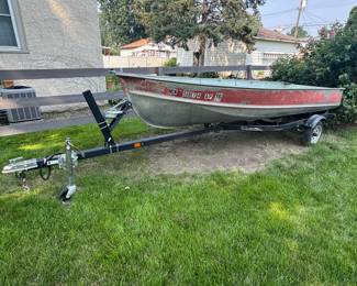$900 includes Johnson 6 hp outboard motor