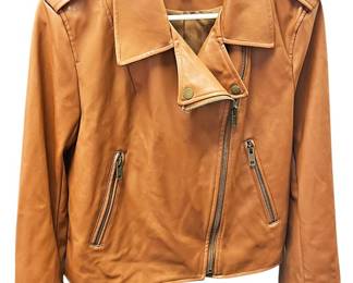 The Drop Moto Jacket, Tan, Medium