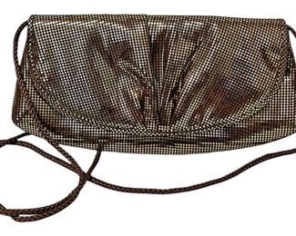 Moon Struck Mesh Fabric Evening Bag