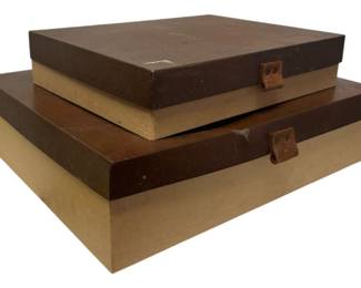Vintage TinTop Storage Boxes