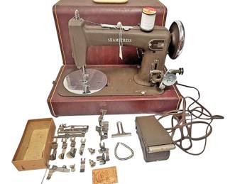Vintage Seamstress Electric Sewing Machine