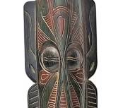 32 Carved TribalStyle Wood Bust