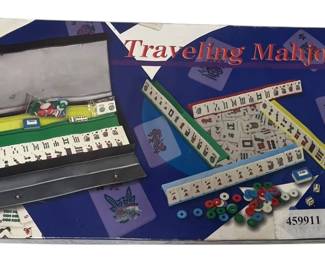 Vintage Traveling Mahjong Set, Boxed