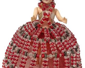 Beaded Skirt SleepEye Doll