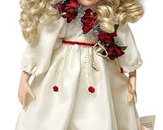 Paradise Galleries Porcelain Doll in White