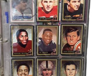 Binder of Vintage Sports Cards