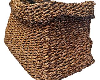 Handwoven Water Hyacinth Basket