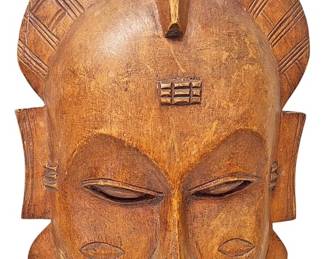 14 HandCarved African Sese Mask