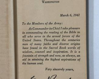WWII Army issued Protestant New Testament Bible.