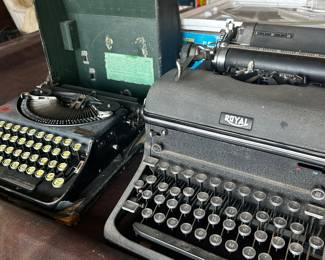 Vintage typewriters