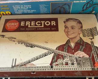 Vintage Erector Rocket Launcher Set