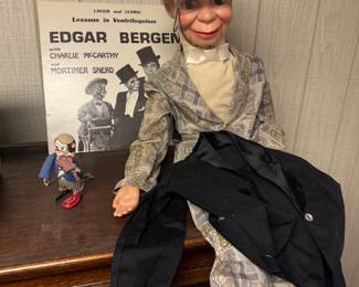 VINTAGE 1977 Charlie McCarthy Ventriloquist Doll Juro Novelty Co