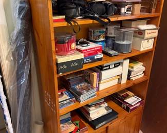 Solid wood bookcase