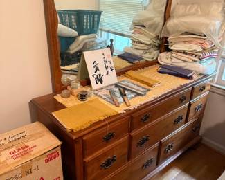 Solid wood landscape dresser 