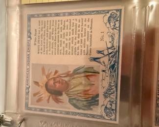 1954 Red Man American Indian Chiefs Full Set Plus massive collection of individual in great condition