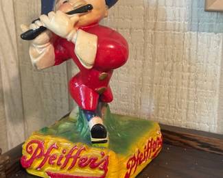vintage "Johnny Pfeiffer" chalkware statue