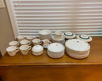 Vintage Sears Restaurant tableware made by Syracuse Pottery. $75