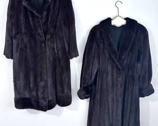 Full length mink coats