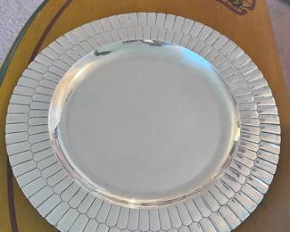 Large Sanborn sterling platter