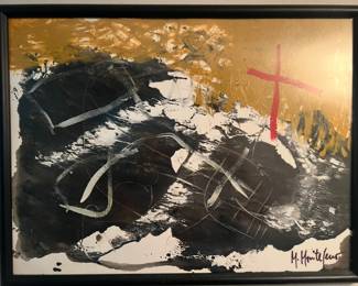 New York artist Mon te' leur oil painting