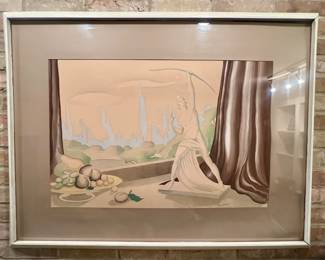 Amy Hogeboom art, deco, watercolor, painting