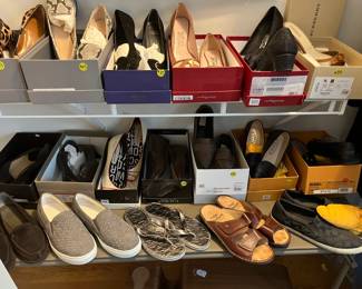 LOOK at our selection of HIGH END SHOES...only here, you can wade in and catch a great deal!