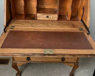 Inside the Secretary, you'll find it has a GREAT leather top and it is in great condition!  You NEED this!