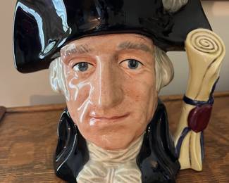 Royal Dalton George Washington Character jug...1982 edition...Adorable!