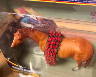 We have Breyer horses, still in the box.  Would make a Fabulous birthday or Christmas gift for the Breyer lover in your life!
