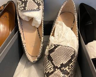 Aquatalia italian leather snakeskin shoes...like new!  Amazing, stylish and beautiful!  