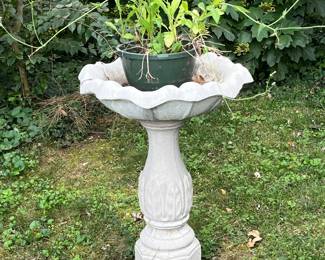We have 3 bird baths for you! concrete and heavy duty so BRING HELP TO LOAD. 