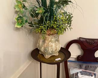 Metal unusual Vintage plant stands...awesome look for any space!