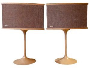 Pair of Bose Speakers on Tulip Bases