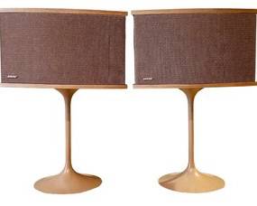 Pair of Bose Speakers on Tulip Bases