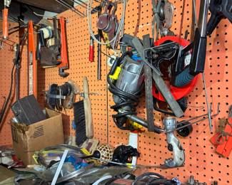 Basement tool room.