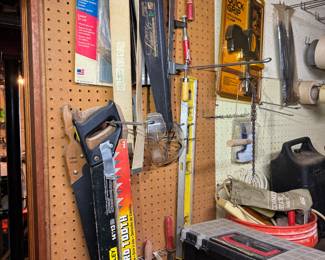 Basement tool room.