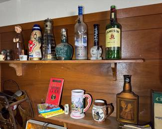 Basement back bar. 