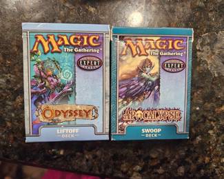 Magic The Gathering Odyssey Cards, Expert Level. Liftoff & Swoop Decks 
