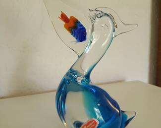 Murano glass pelican