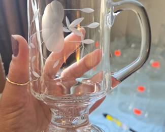 Set of ten princess house glasses