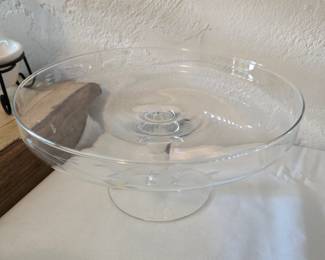 Princess house cake plate