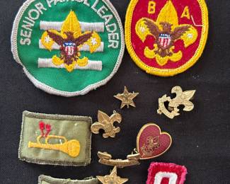 BOY SCOUT PINS AND BADGES
