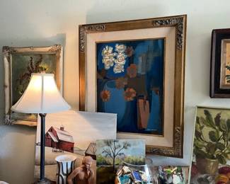 Original art signed by local Fortworth artist Paul Griffin