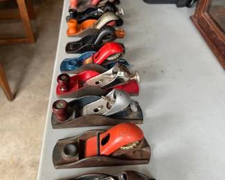 Vintage wood plane collection