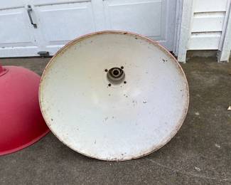 Showing the inside of the metal lights