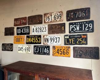 A nice collection of old plates